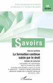 La formation continue saisie par le droit (eBook, PDF)