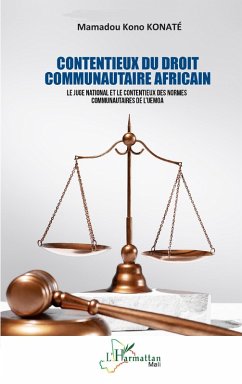 Cover Contentieux du droit communautaire africain (eBook, PDF)