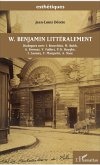 W. Benjamin littéralement (eBook, PDF)