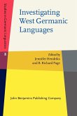 Investigating West Germanic Languages (eBook, ePUB) Investigating West Germanic Languages (eBook, ePUB)