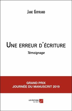 Cover Une erreur d'ecriture (eBook, ePUB)