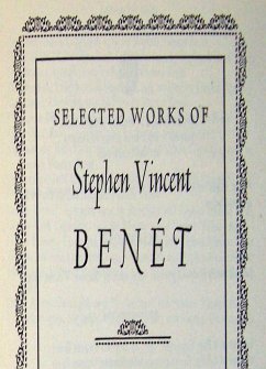 Cover Selected Works of Stephen Vincent Benet (eBook, ePUB)