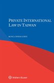 Private International Law in Taiwan (eBook, ePUB)