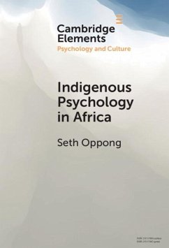 Indigenous Psychology in Africa (eBook, ePUB) - Oppong, Seth