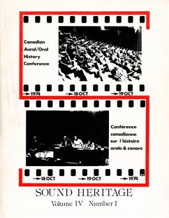 Cover Canadian Aural/Oral History Conference (eBook, PDF)