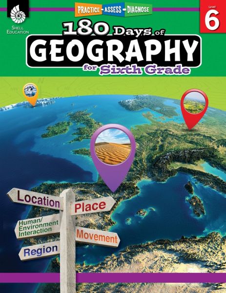 180 Days of Geography for Sixth Grade (eBook, PDF) 180 Days of Geography for Sixth Grade (eBook, PDF)