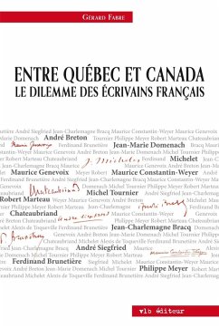 Cover Entre Québec et Canada (eBook, ePUB)