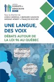 Une langue, des voix (eBook, PDF) Une langue, des voix (eBook, PDF)