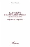 La logique de l'argumentation ontologique (eBook, ePUB)
