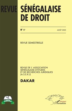 Revue Sénégalaise de Droit n° 37 Août 2023 (eBook, PDF) Cover Revue Sénégalaise de Droit n° 37 Août 2023 (eBook, PDF)