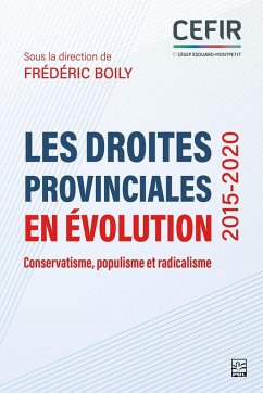 Cover Les droites provinciales en évolution (2015-2020) (eBook, PDF)
