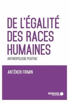 Cover De l'égalité des races humaines (eBook, PDF)