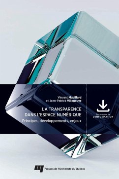 Cover La transparence dans l'espace numérique (eBook, ePUB)