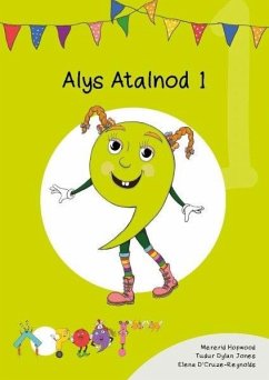 Cover Cyfres Cymeriadau Difyr: Glud y Geiriau - Alys Atalnod 1 (eBook, ePUB)