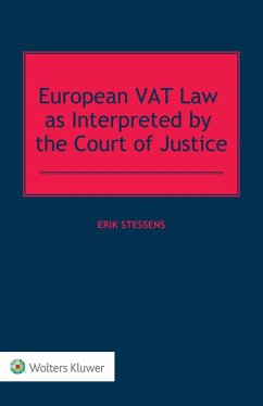Cover European VAT Law as Interpreted by the Court of Justice (eBook, ePUB)