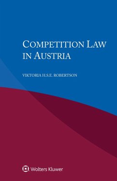 Competition Law in Austria (eBook, PDF) - Robertson, Viktoria H. S. E.