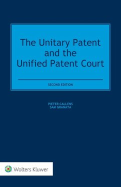 Cover Unitary Patent and the Unified Patent Court (eBook, ePUB)