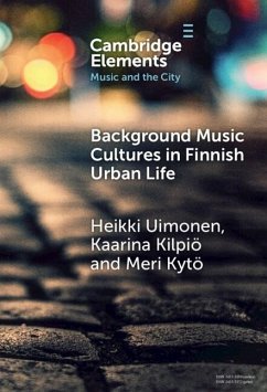Cover Background Music Cultures in Finnish Urban Life (eBook, ePUB)