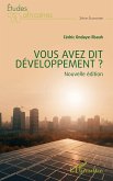 Vous avez dit développement ? (eBook, ePUB)