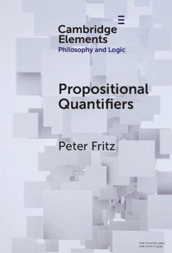 Propositional Quantifiers (eBook, ePUB) - Fritz, Peter