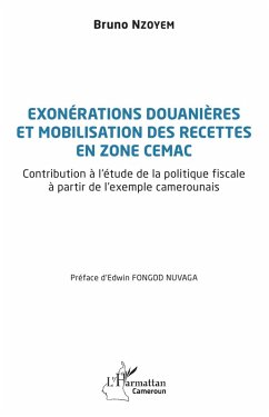Cover Exonérations douanières et mobilisation des recettes en zone CEMAC (eBook, PDF)