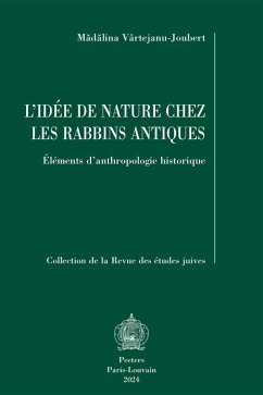 Cover L'idee de nature chez les rabbins antiques (eBook, PDF)