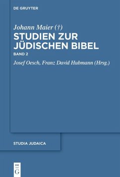 Cover Studien zur jüdischen Bibel (eBook, ePUB)