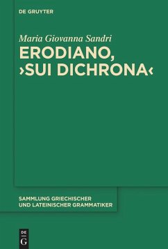Cover Erodiano, >Sui dichrona< (eBook, PDF)
