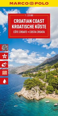 Cover MARCO POLO Reisekarte Kroatische Küste 1:225.000