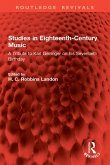 Studies in Eighteenth-Century Music (eBook, ePUB)