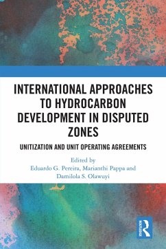 Cover International Approaches to Hydrocarbon Development in Disputed Zones (eBook, PDF)