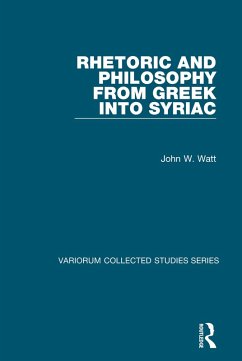 Cover Rhetoric and Philosophy from Greek into Syriac (eBook, PDF)