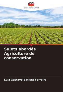 Cover Sujets abordés Agriculture de conservation