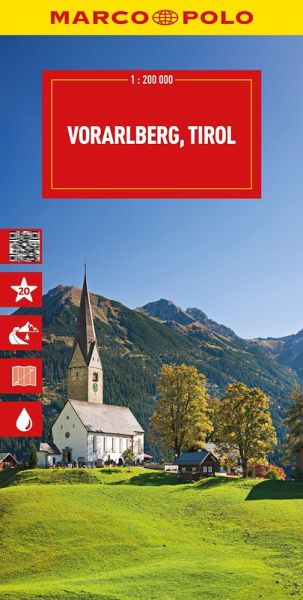 MARCO POLO Reisekarte Österreich 03 Vorarlberg, Tirol 1:200.000 MARCO POLO Reisekarte Österreich 03 Vorarlberg, Tirol 1:200.000