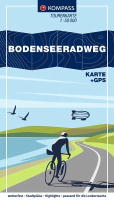 Cover KOMPASS Fahrrad-Tourenkarte Bodenseeradweg 1:50.000