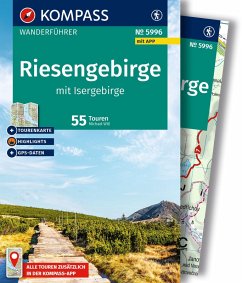 Cover KOMPASS Wanderführer Riesengebirge mit Isergebirge, 55 Touren mit Extra-Tourenkarte