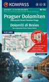 KOMPASS Wanderkarte 145 Pragser Dolomiten, Naturpark Fanes-Sennes-Prags / Dolomiti di Braies, Parco Naturale Fanes-Senes-Braies 1:25.000 KOMPASS Wanderkarte 145 Pragser Dolomiten, Naturpark Fanes-Sennes-Prags / Dolomiti di Braies, Parco Naturale Fanes-Senes-Braies 1:25.000