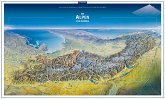 KOMPASS Panorama-Poster Die Alpen von Norden KOMPASS Panorama-Poster Die Alpen von Norden