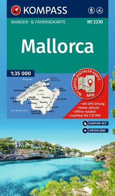 Cover KOMPASS Wanderkarten-Set 2230 Mallorca (4 Karten) 1:35.000