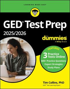 GED Test Prep 2025/2026 For Dummies (eBook, PDF) - Collins, Tim