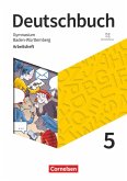 Deutschbuch Gymnasium 5. Schuljahr - Baden-Württemberg 2025 - Arbeitsheft mit Lösungen und Erklärfilmen