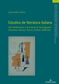 Estudios de literatura italiana