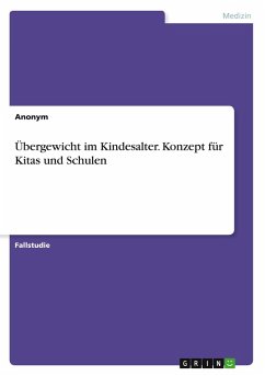 Cover Übergewicht im Kindesalter. Konzept für Kitas und Schulen
