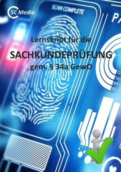 Cover Lernskript für die SACHKUNDEPRÜFUNG gem. § 34a GewO (eBook, ePUB)
