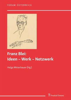 Cover Franz Blei: Ideen - Werk - Netzwerk