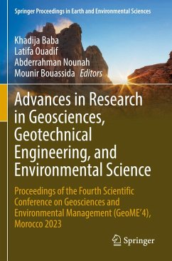 Cover Advances in Research in Geosciences, Geotechnical Engineering, and Environmental Science