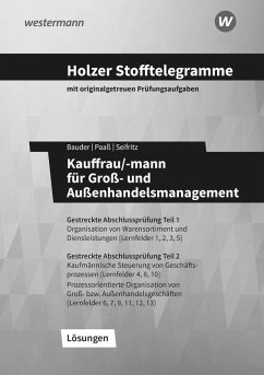 Cover Holzer Stofftelegramme Kauffrau/-mann für Groß- und Außenhandelsmanagement. Lösungsband. Baden-Württemberg