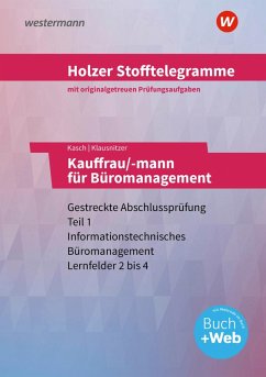Cover Holzer Stofftelegramme - Kauffrau/-mann für Büromanagement. Aufgabenband. Baden-Württemberg