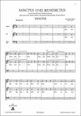 Sanctus und Benedictus für gem Chor und Instrumente Chorpartitur Sanctus und Benedictus für gem Chor und Instrumente Chorpartitur