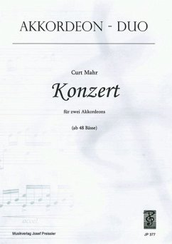 Cover Konzert für 2 Akkordeons Spielpartitur